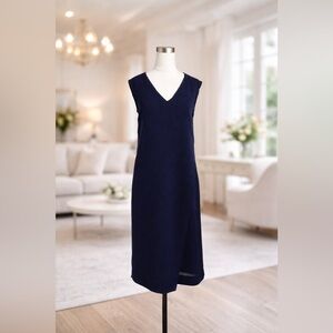 J. CREW WRAP FRONT SLEEVELESS DRESS